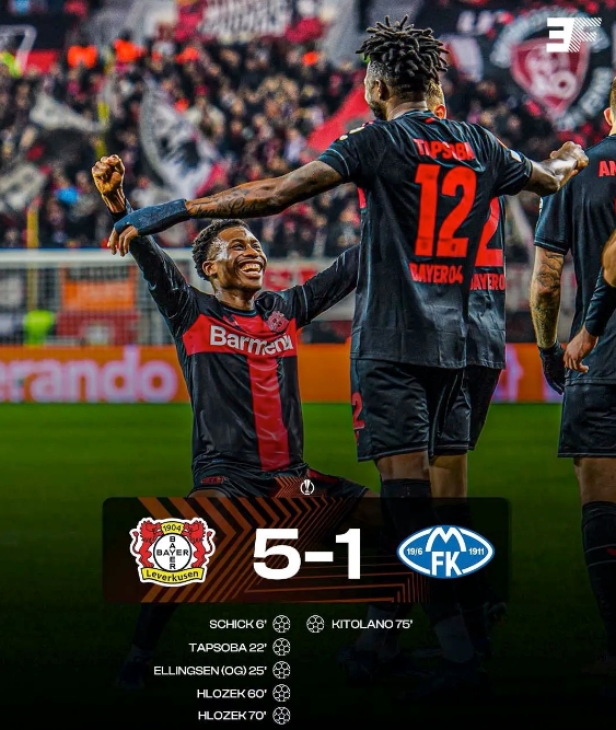 勒沃庫森全勝晉級！歐聯(lián)杯16強門票已拿下